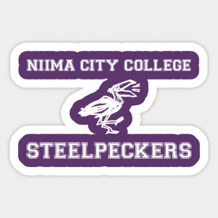 Niima City College Steelpeckers Sticker